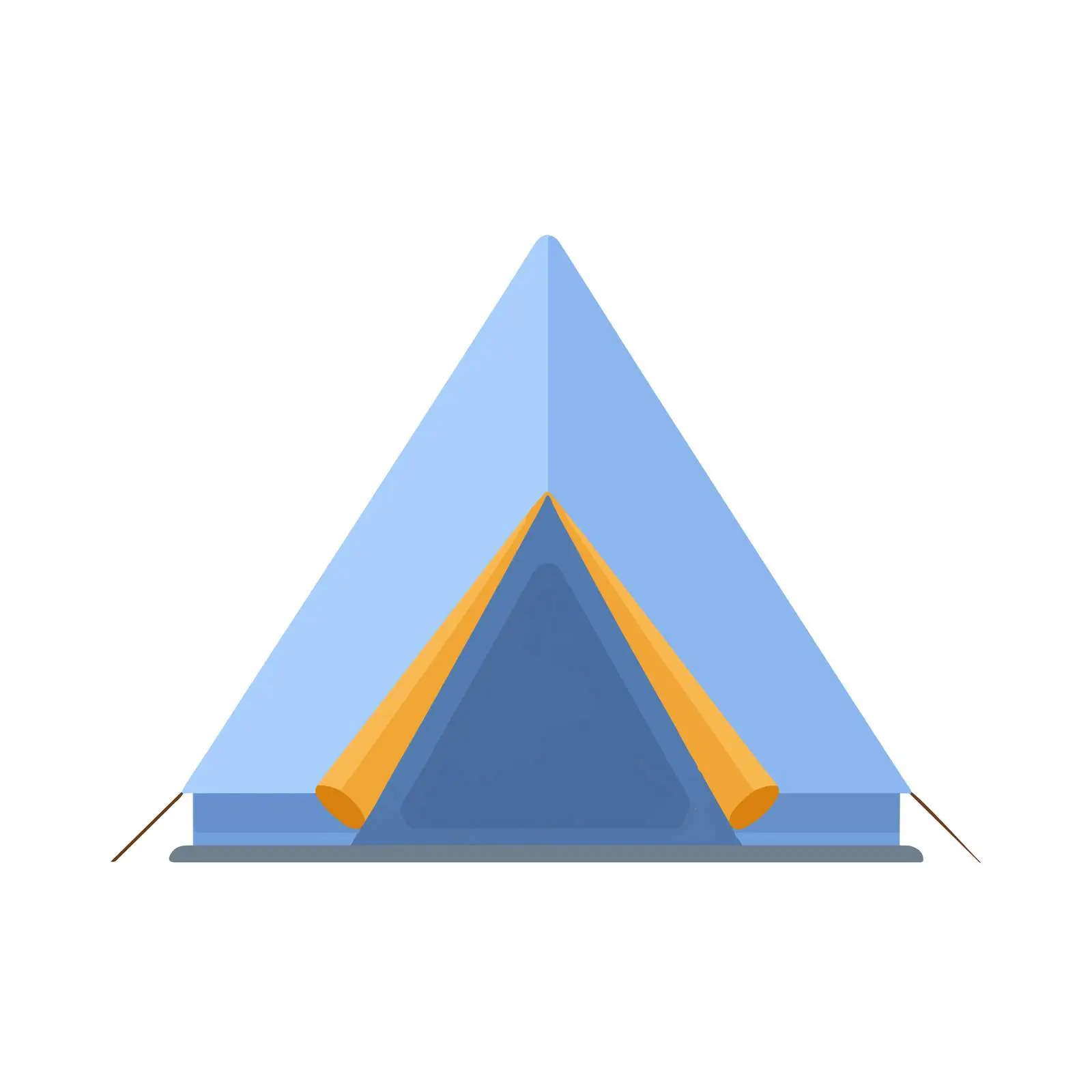 Tent Icon Illustration — free download from Dotvec