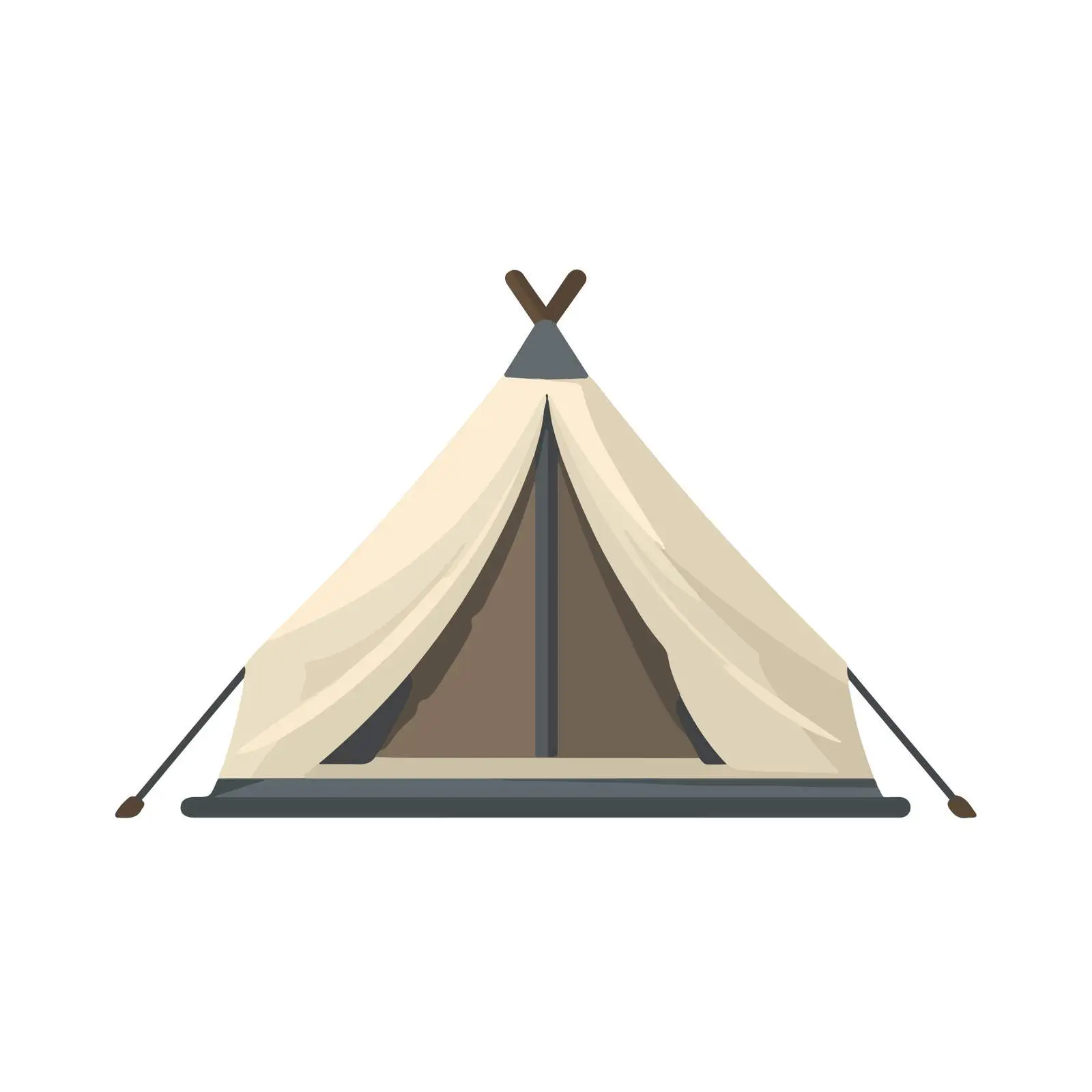 Campsite Tent Icon — free download from Dotvec