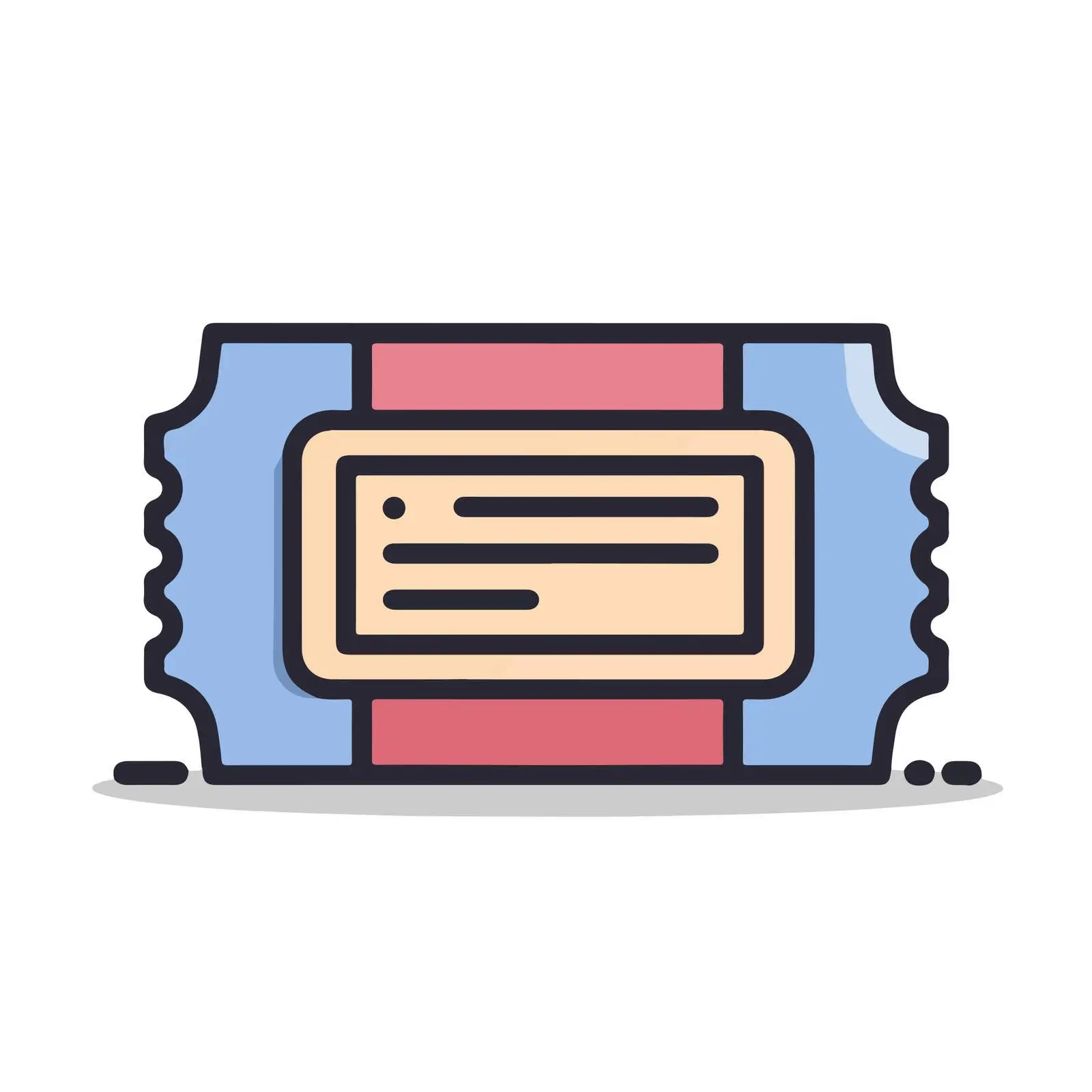 Ticket Icon Graphic — free download from Dotvec