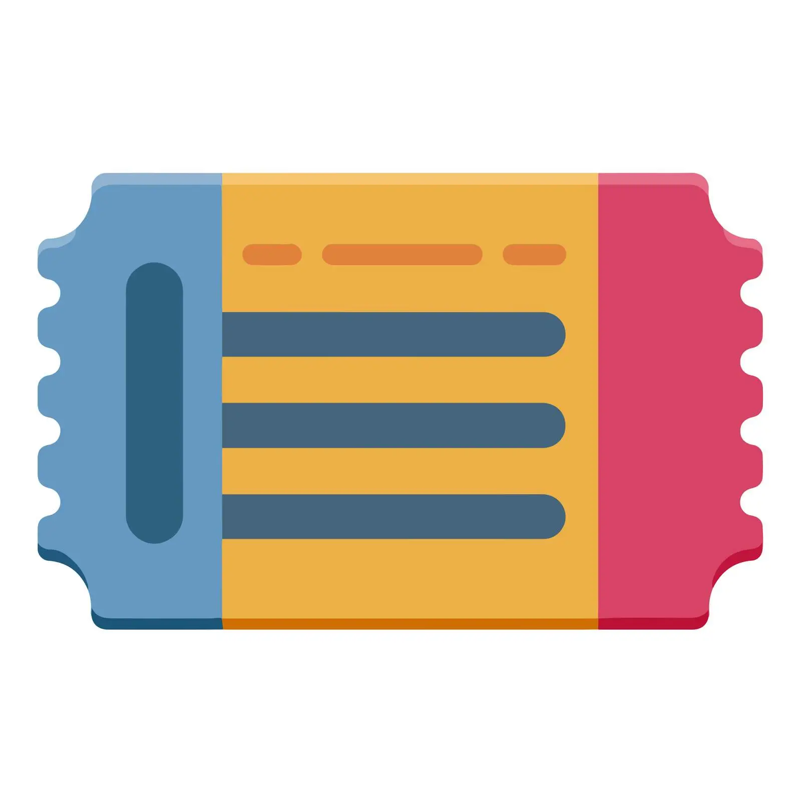 Ticket Icon Vector Design — free download from Dotvec