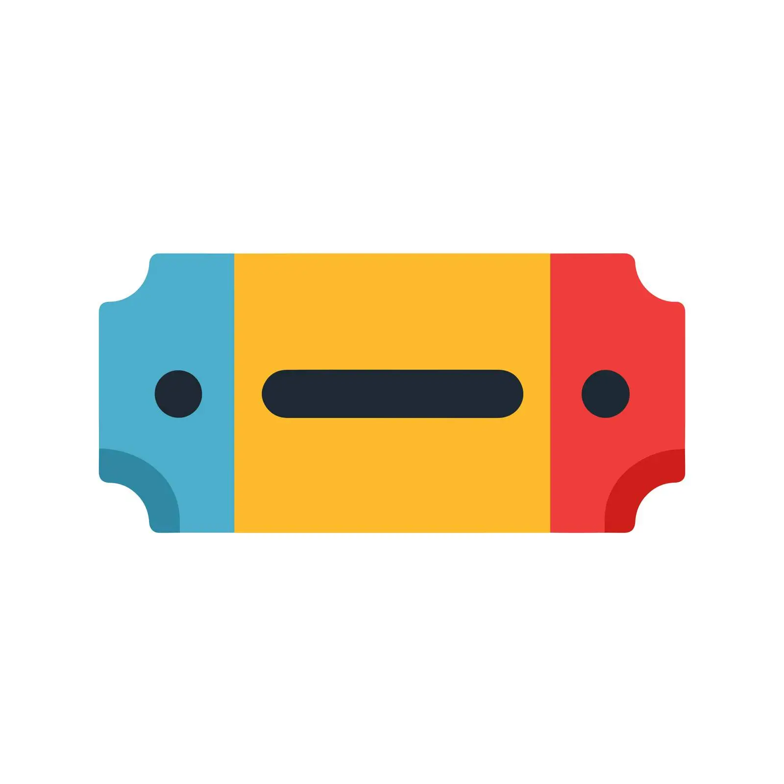Colorful Ticket Icon — free download from Dotvec