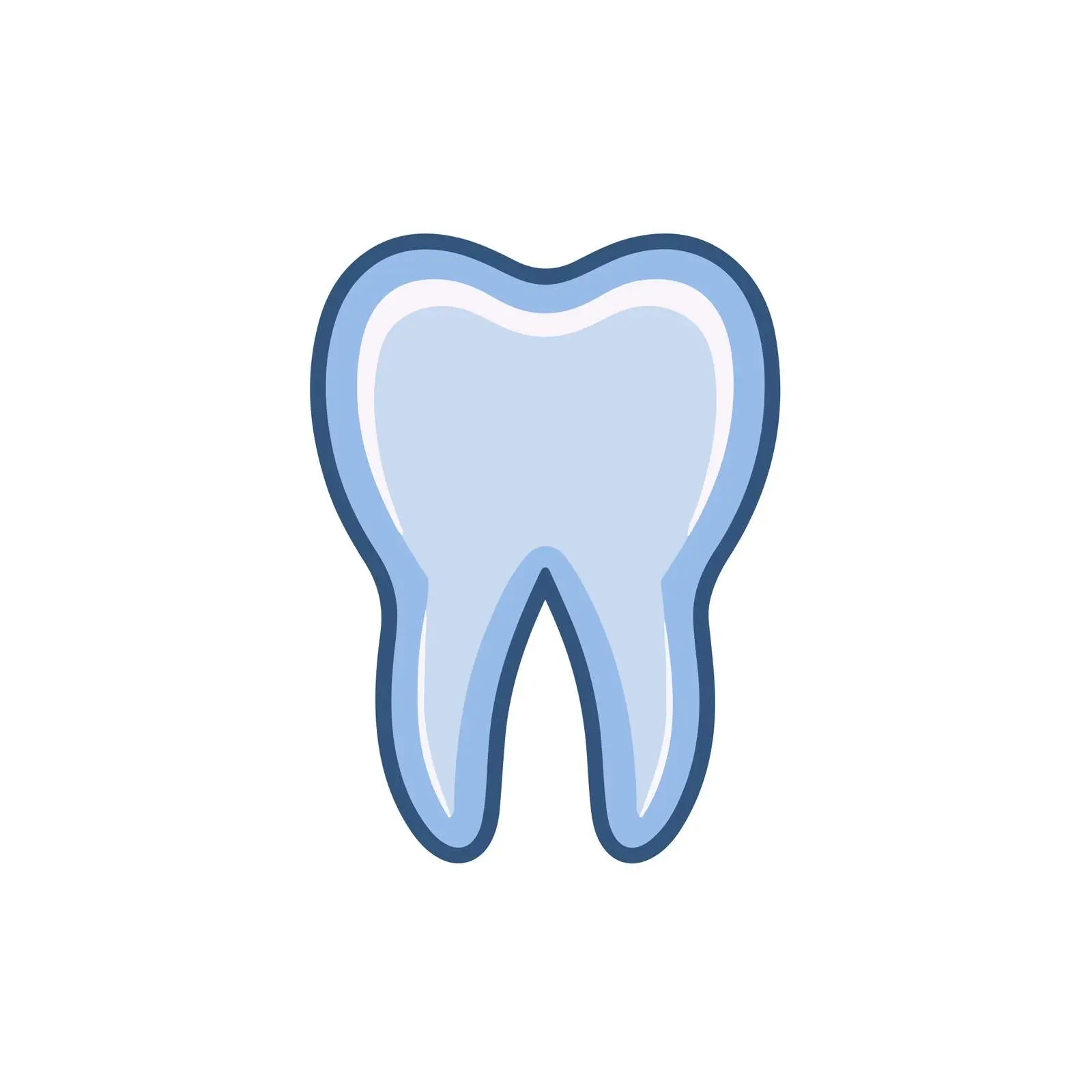 Dental Tooth Icon Vector Illustration — free download from Dotvec