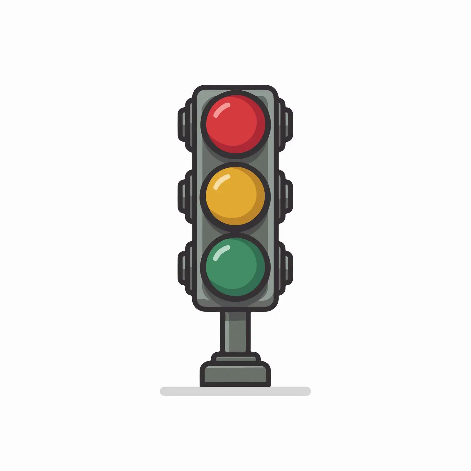 Classic Traffic Light Icon — free download from Dotvec