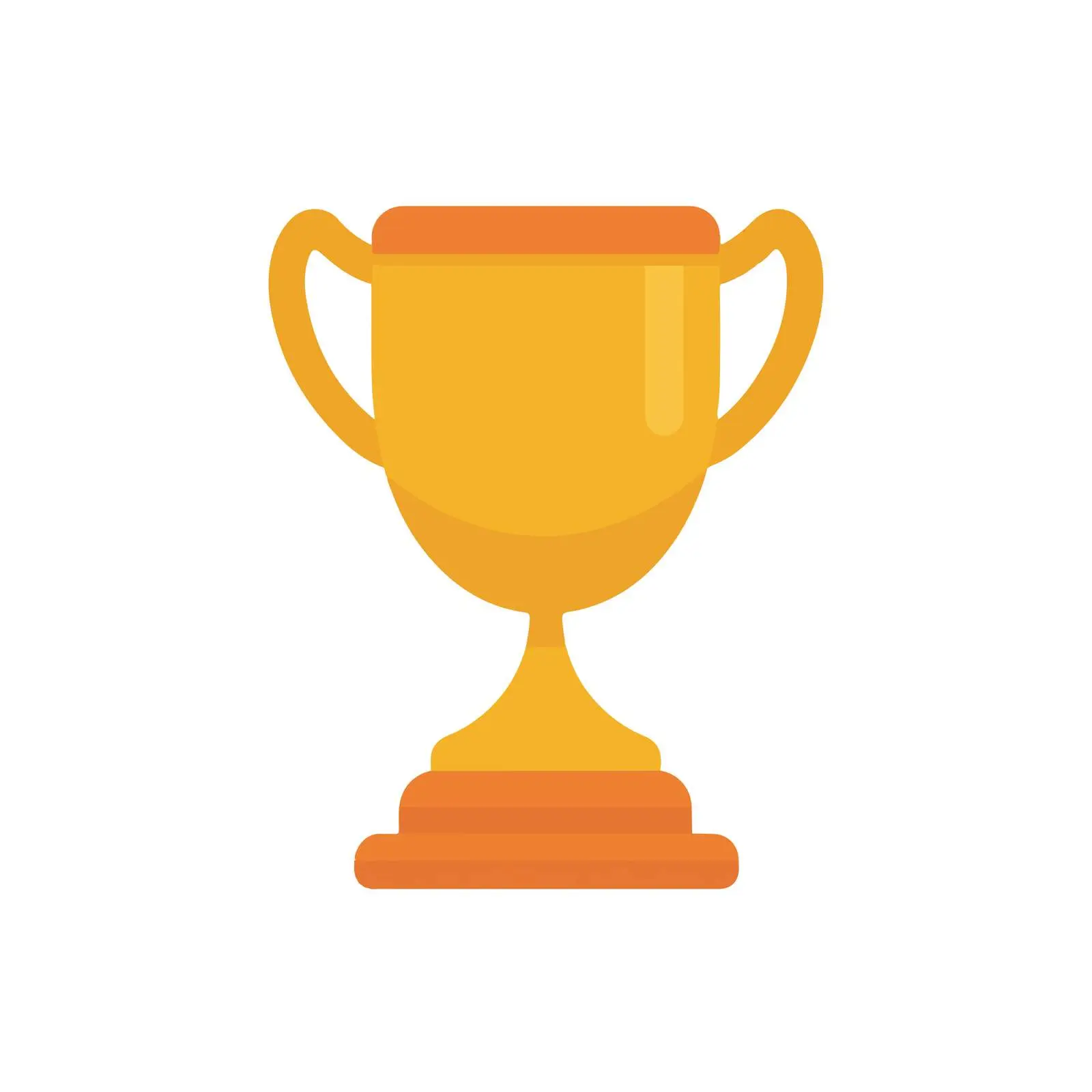 Trophy Icon in Flat Vector Style — free download from Dotvec