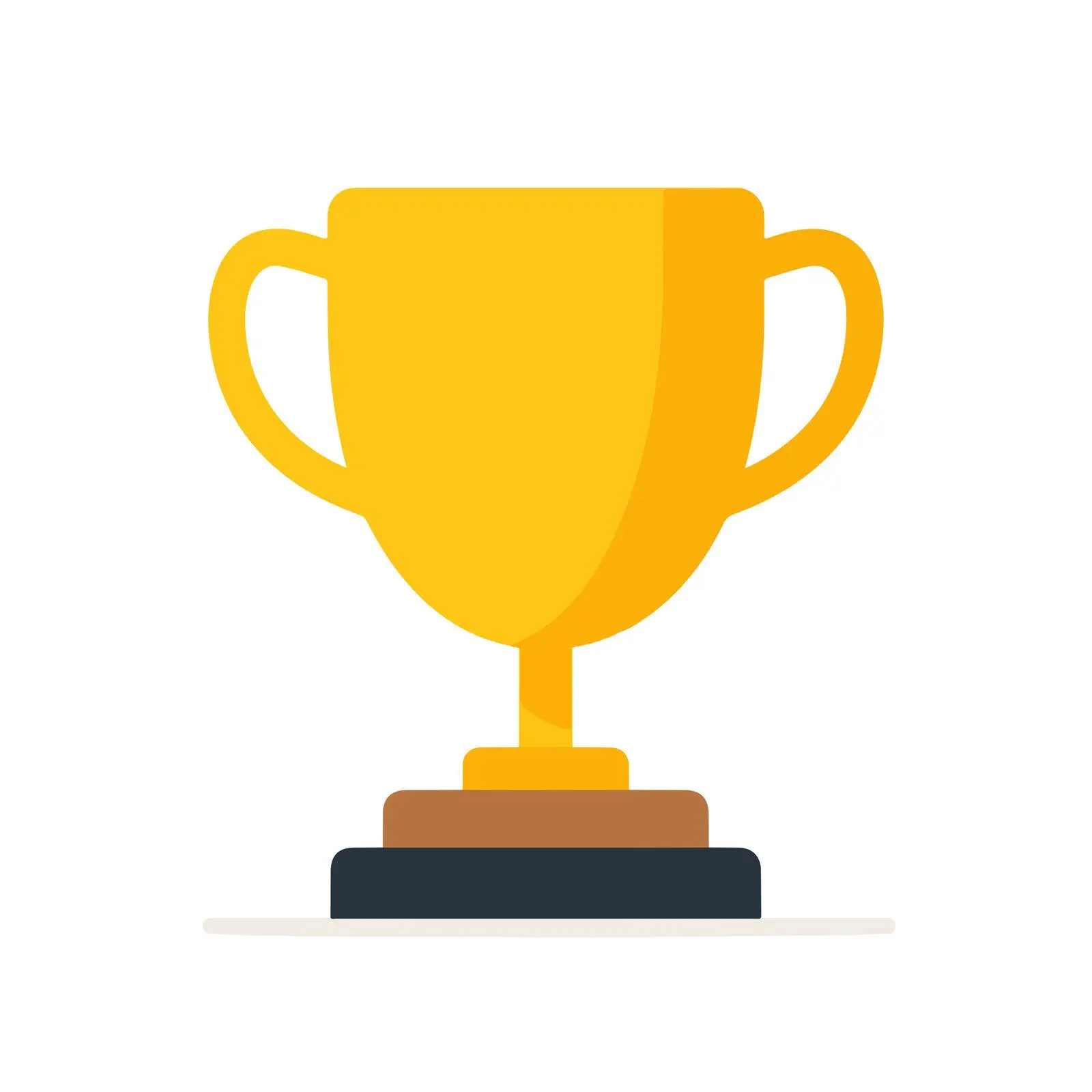 Trophy Icon for Awards in Flat Style — free download from Dotvec