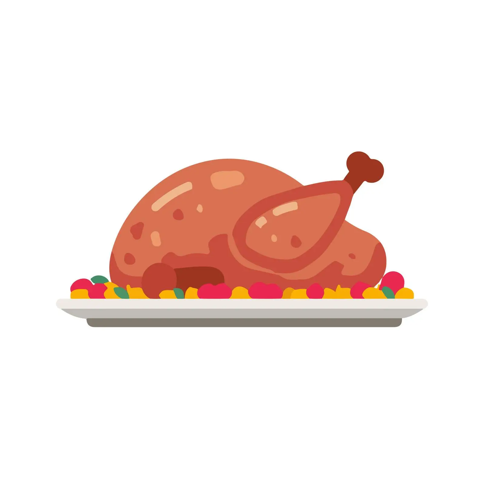 Turkey Roast Icon — free download from Dotvec