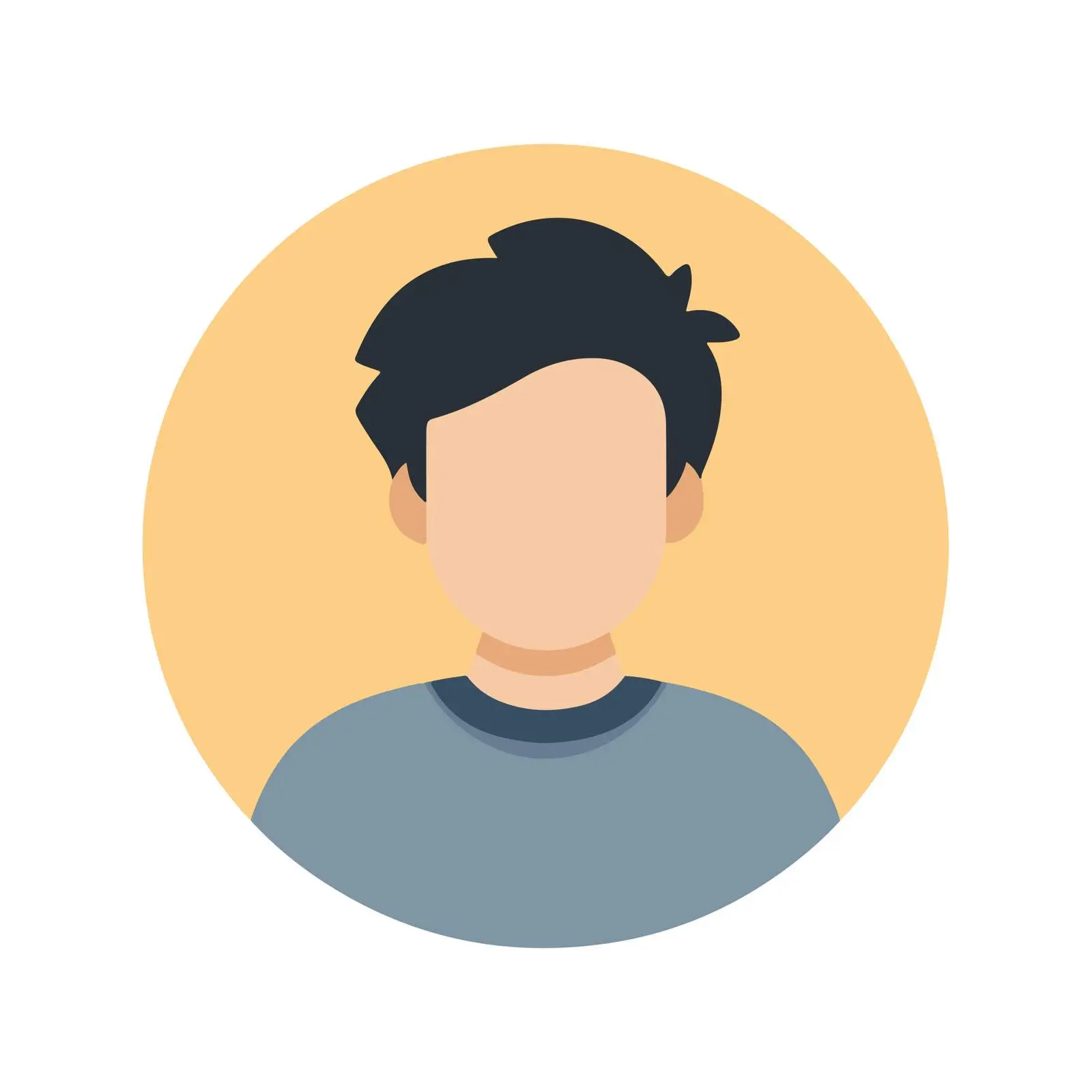 User Avatar Flat Icon — free download from Dotvec