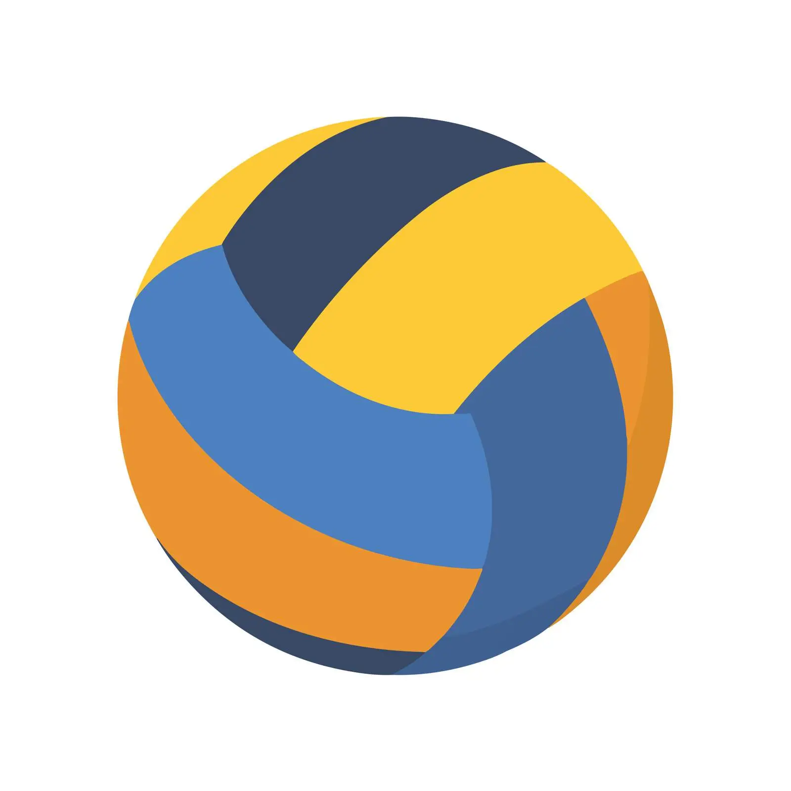 Volleyball Flat Icon — free download from Dotvec
