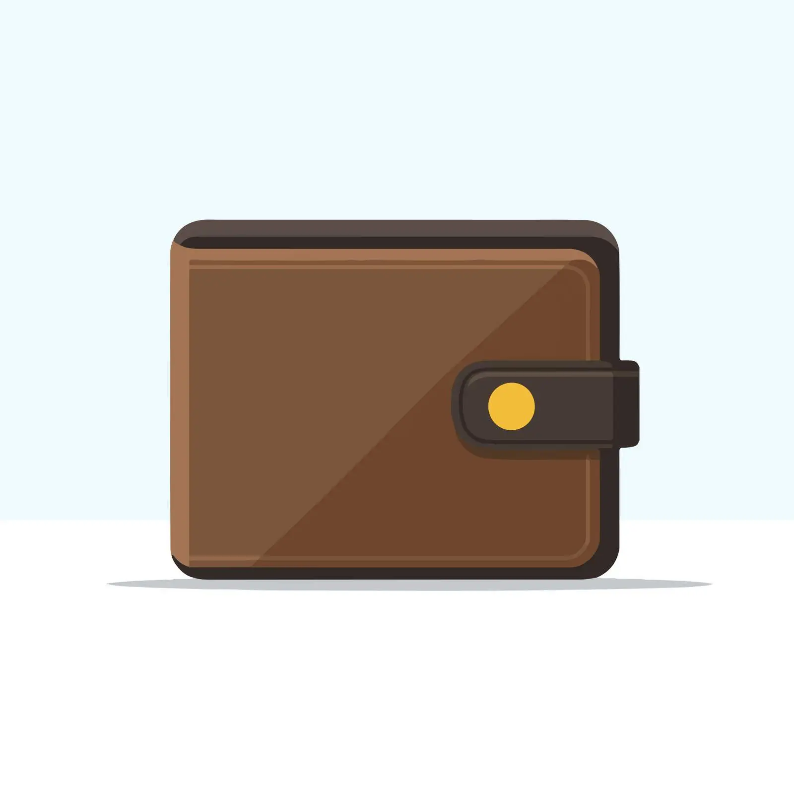 Wallet Icon Flat Design Minimalist Style — free download from Dotvec