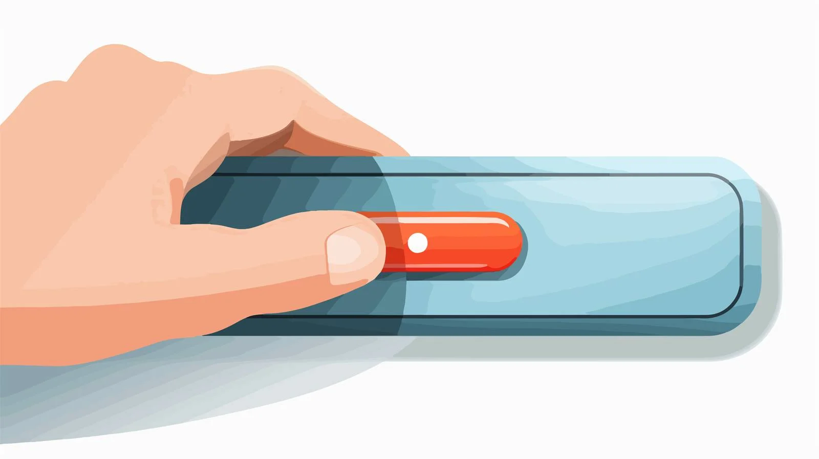 Flat Website Buttons with Mouse Cursor – free clickable image from Dotvec