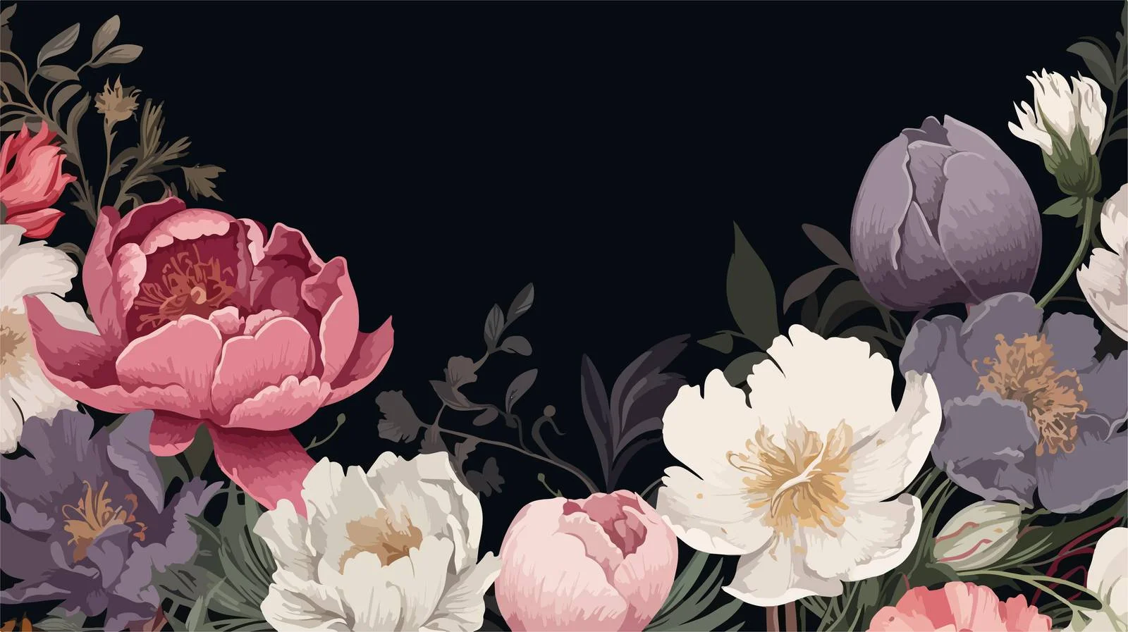 Elegant Floral Background with Beautiful Blossoms — free download from Dotvec