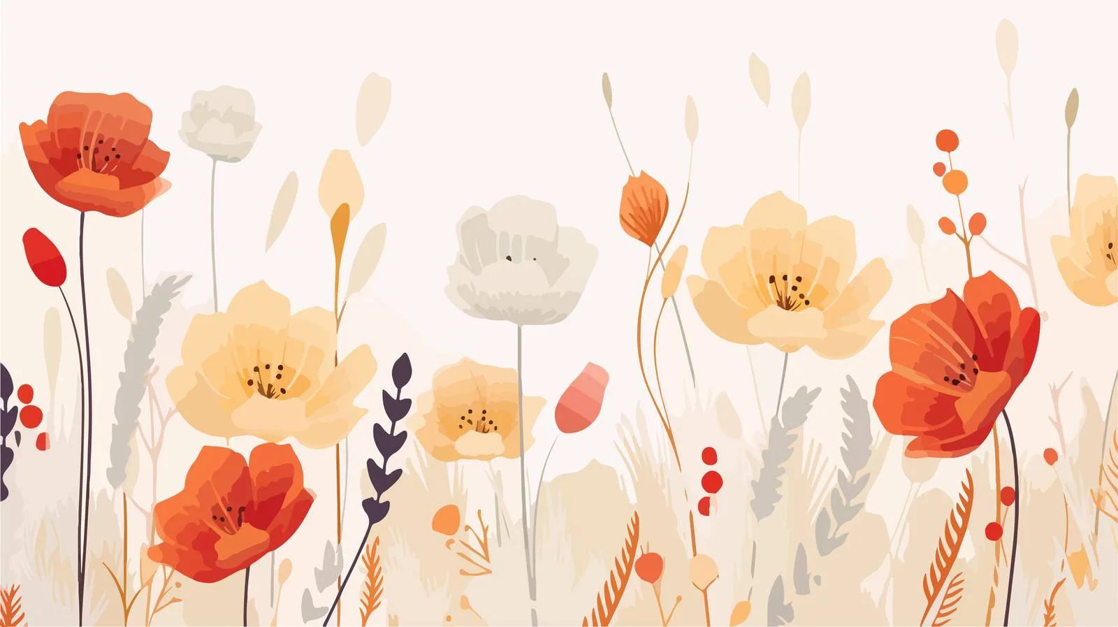 Elegant Summer Floral Creative Background Design — free download from Dotvec