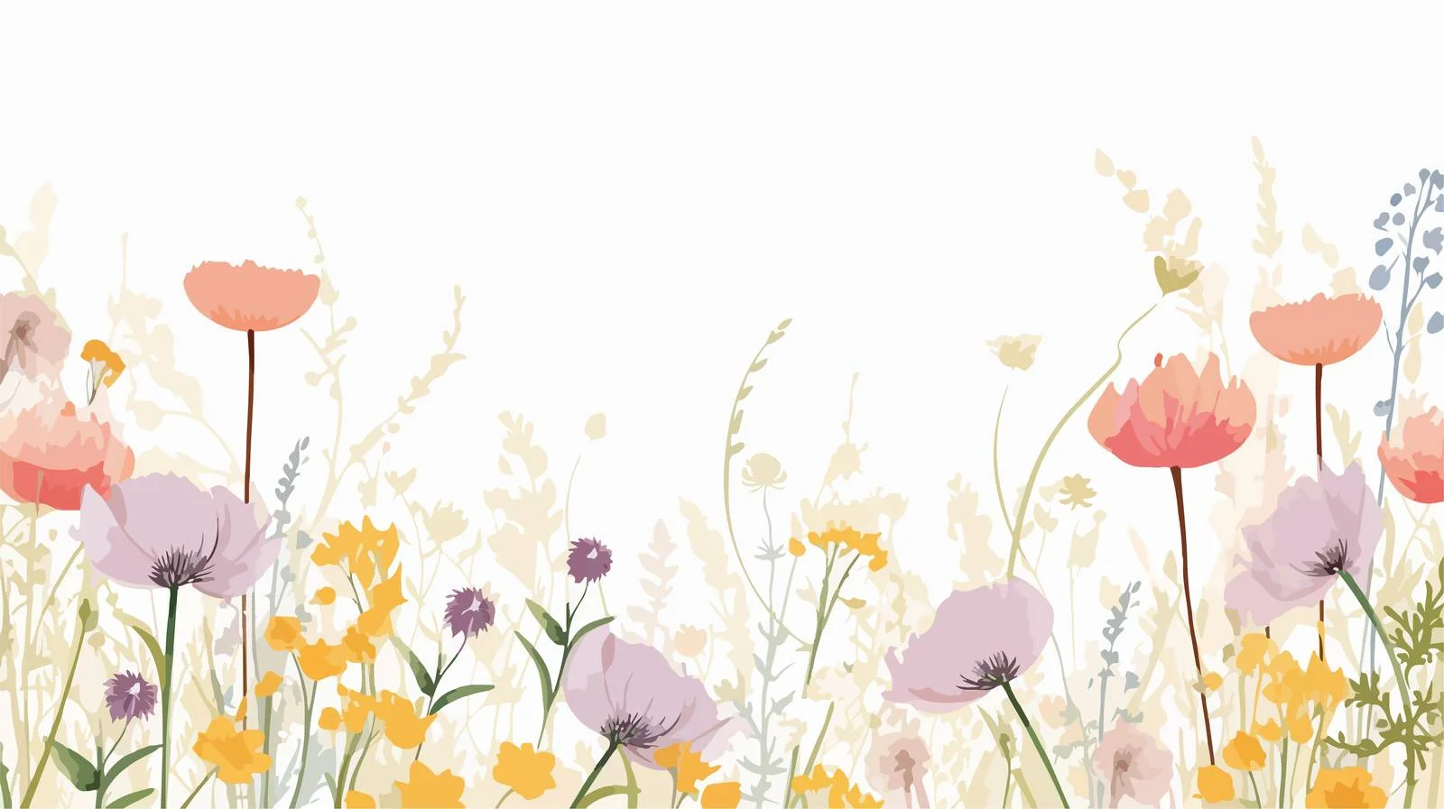 Graceful Floral Wild Herbs Thank You — free download from Dotvec