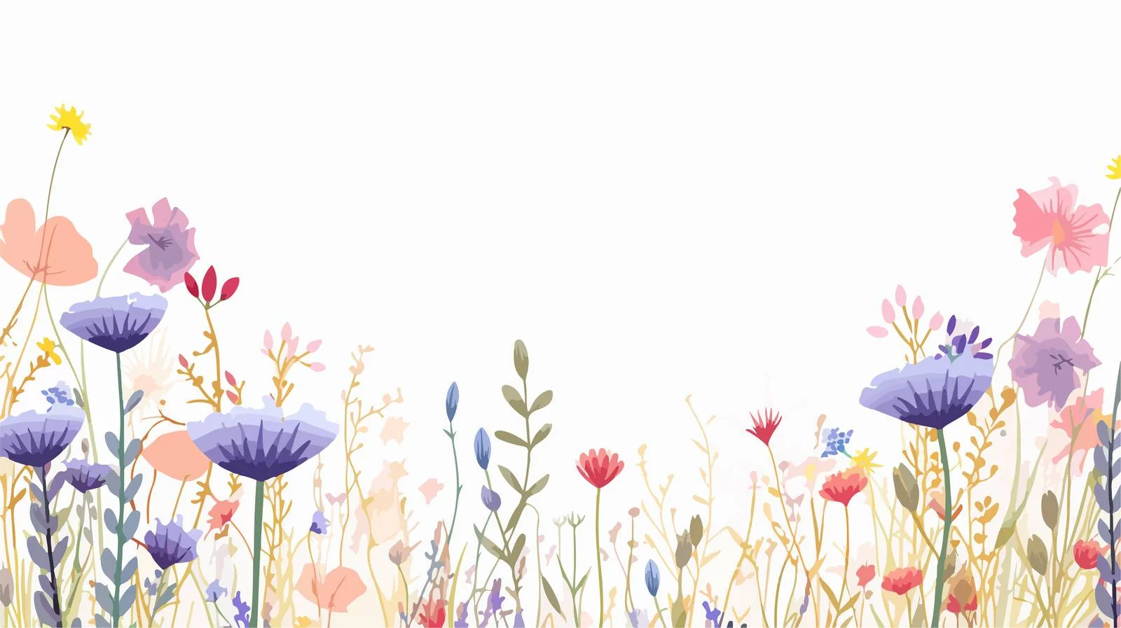 Wild Herb Bouquet Thank You Card — free download from Dotvec