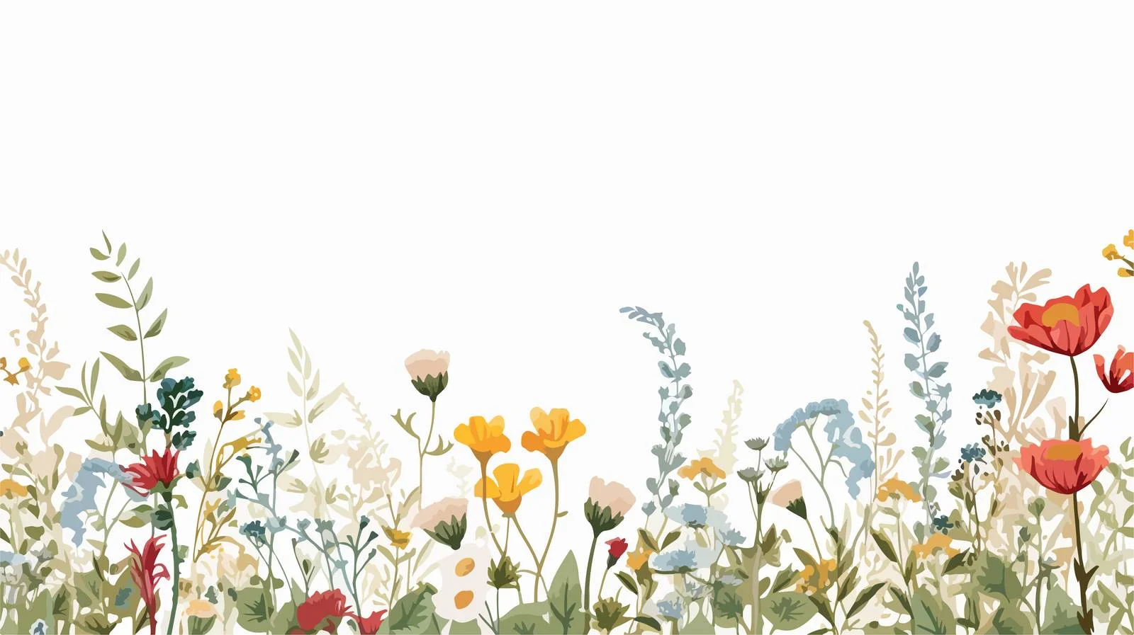 Botanical Border on Square Botanical Design — free download from Dotvec