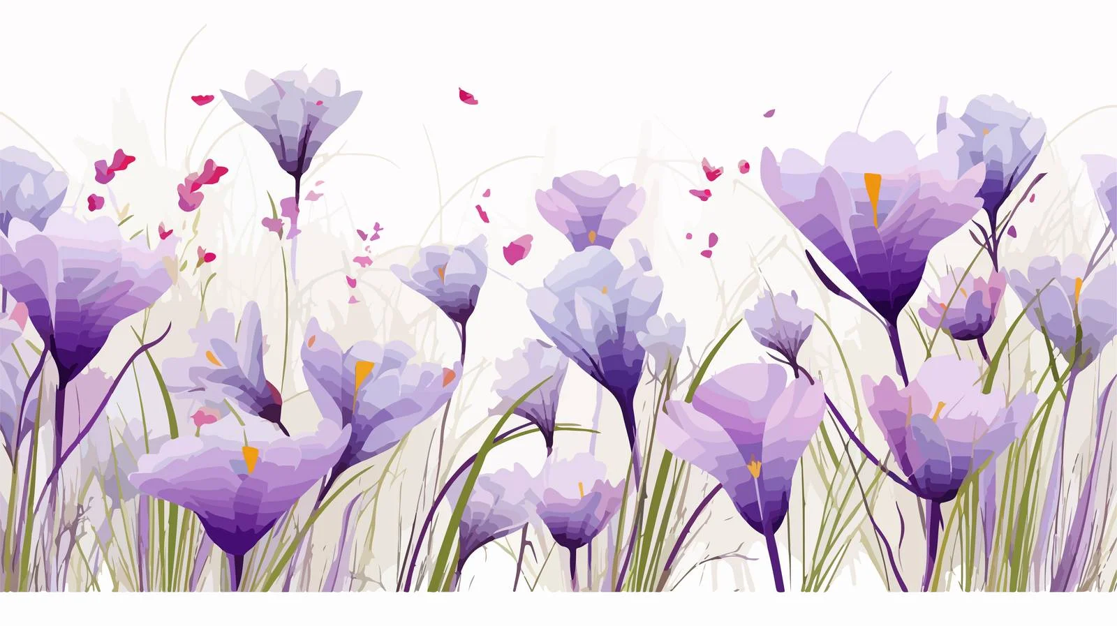 Elegant Spring Floral Greeting Card Design — free download from Dotvec