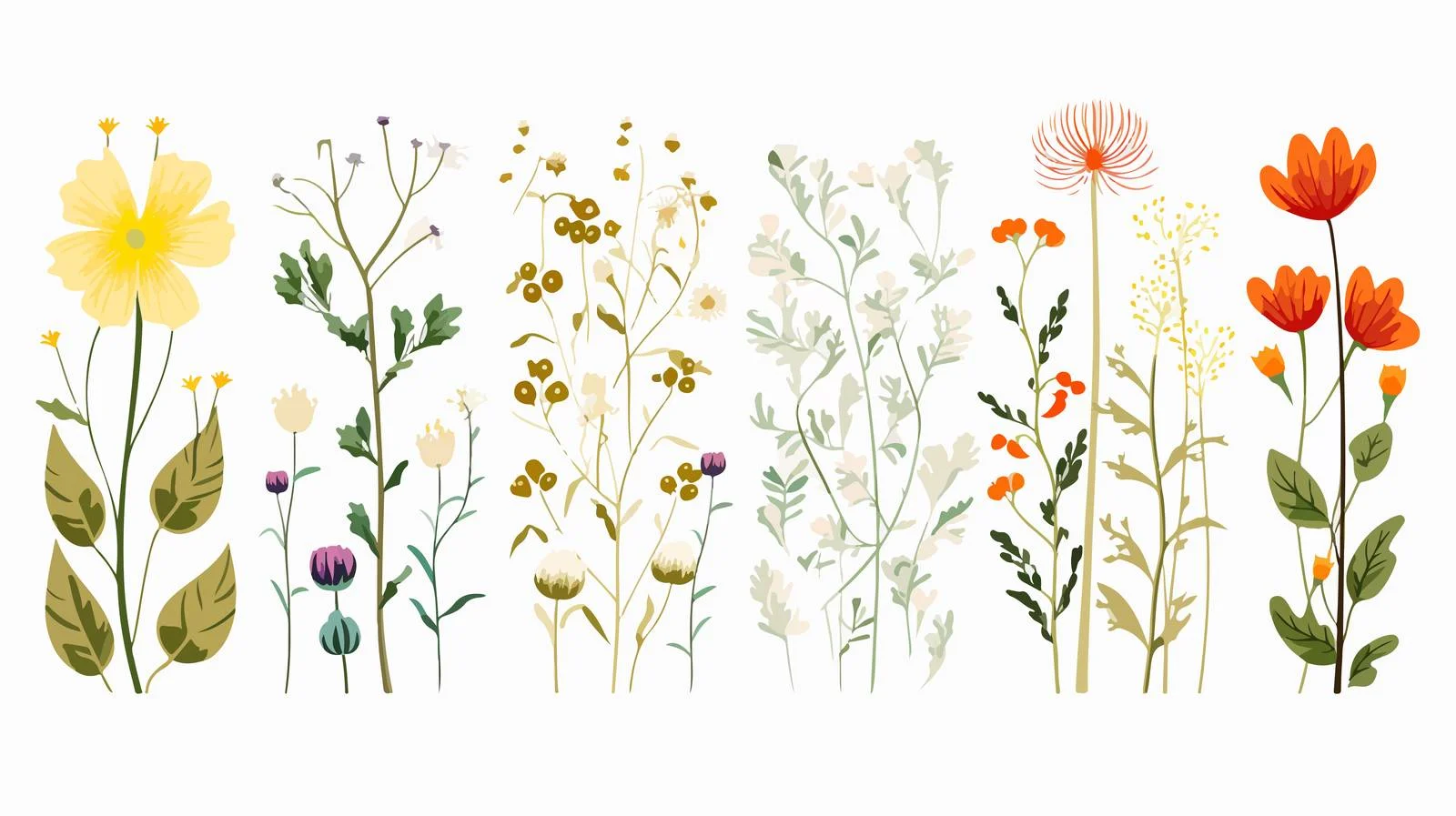 Elegant Floral Poster for Interior Decor — free download from Dotvec