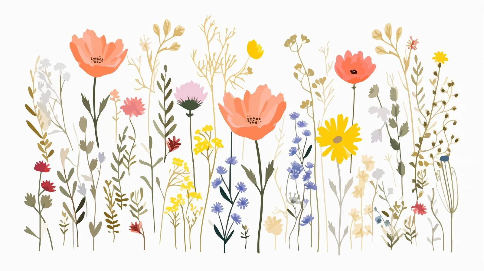 Elegant Floral Poster for Interior Wall — free download from Dotvec