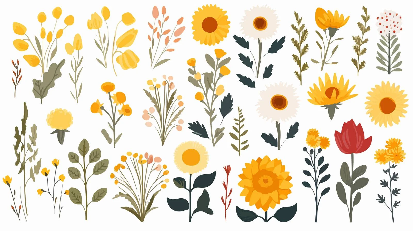 Elegant Floral Posters Collection for Spring — free download from Dotvec