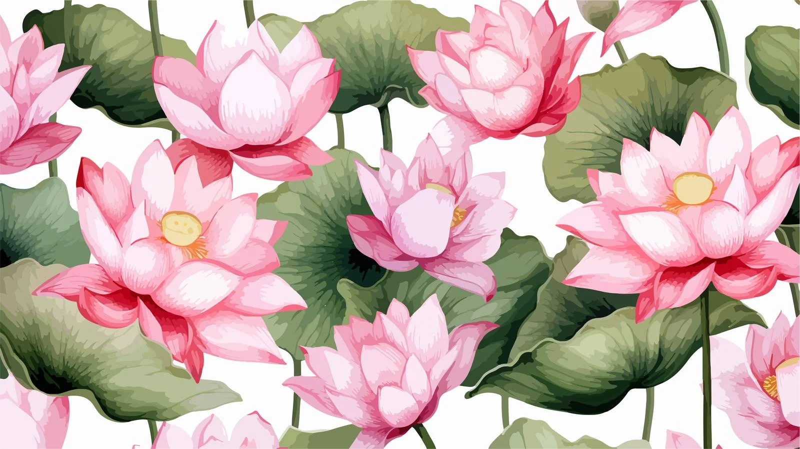 Elegant Pink Blossoms Seamless Floral Design — free download from Dotvec