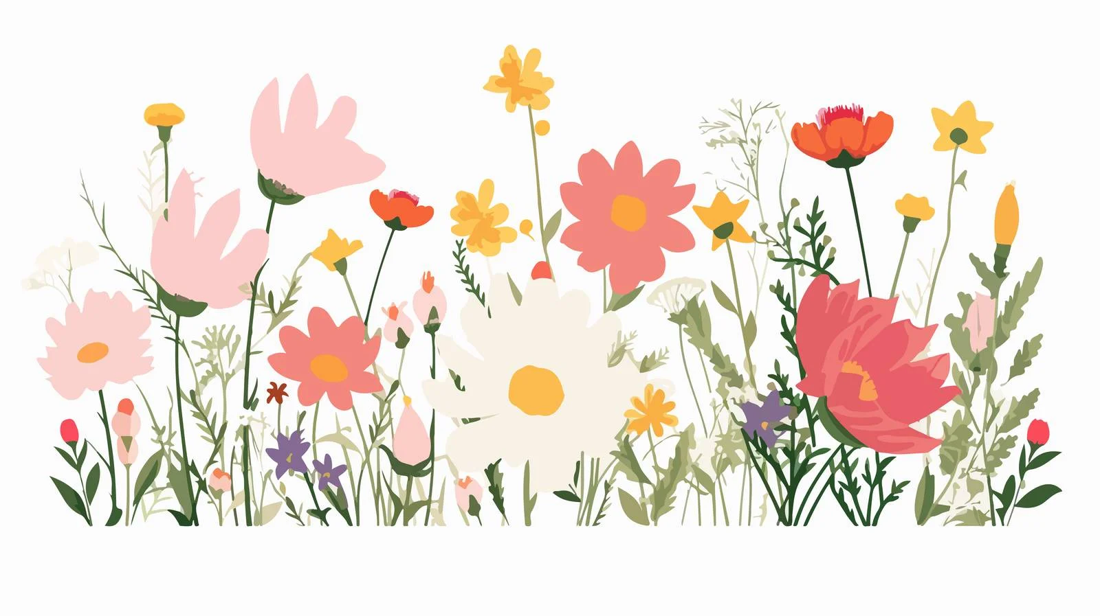 Elegant Botanical Vertical Postcard Design — free download from Dotvec