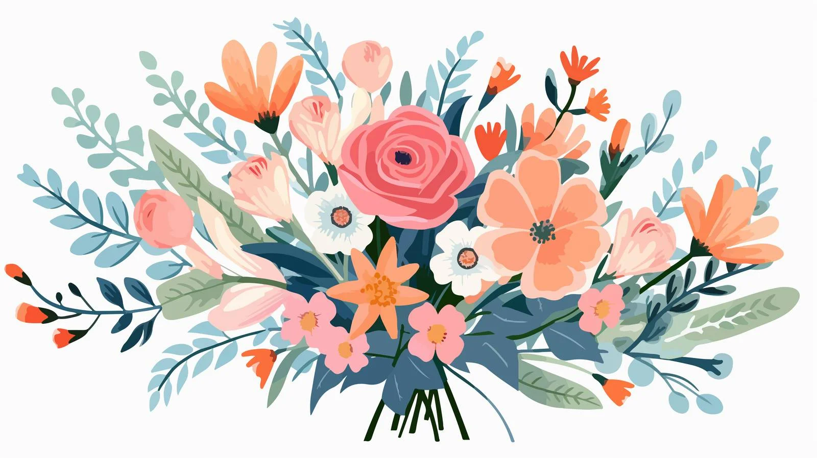 Vibrant Spring Floral Arrangement Blossom — free download from Dotvec