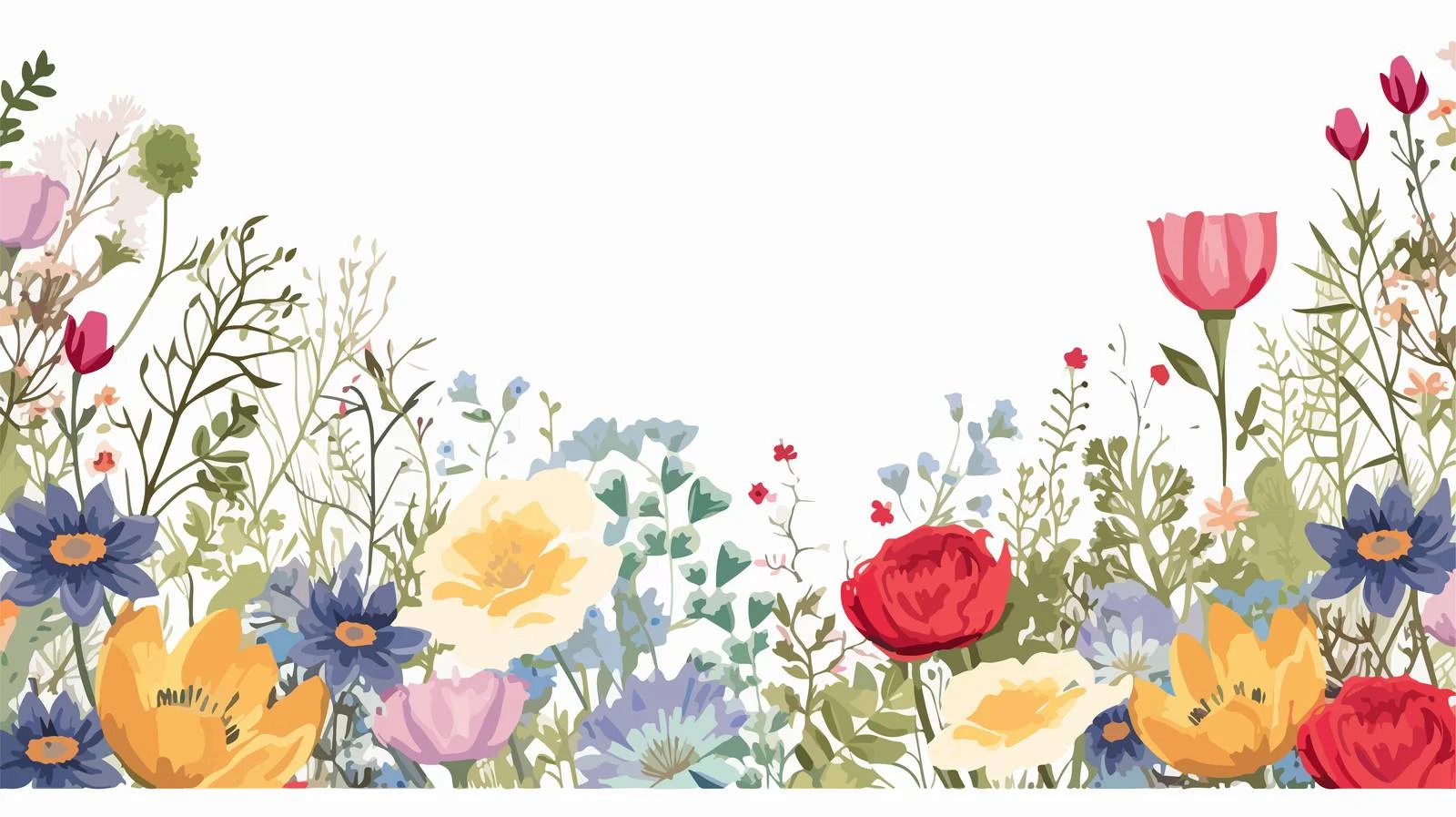 Elegant Floral Square Background Design — free download from Dotvec
