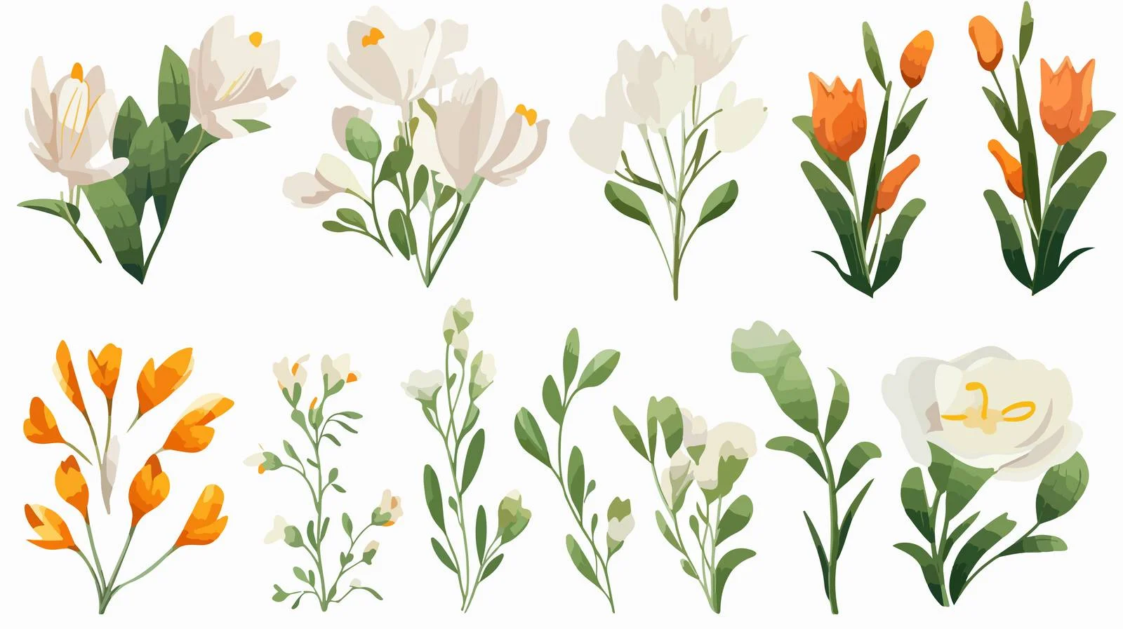 Elegant Floral and Foliage Ornament Design — free download from Dotvec