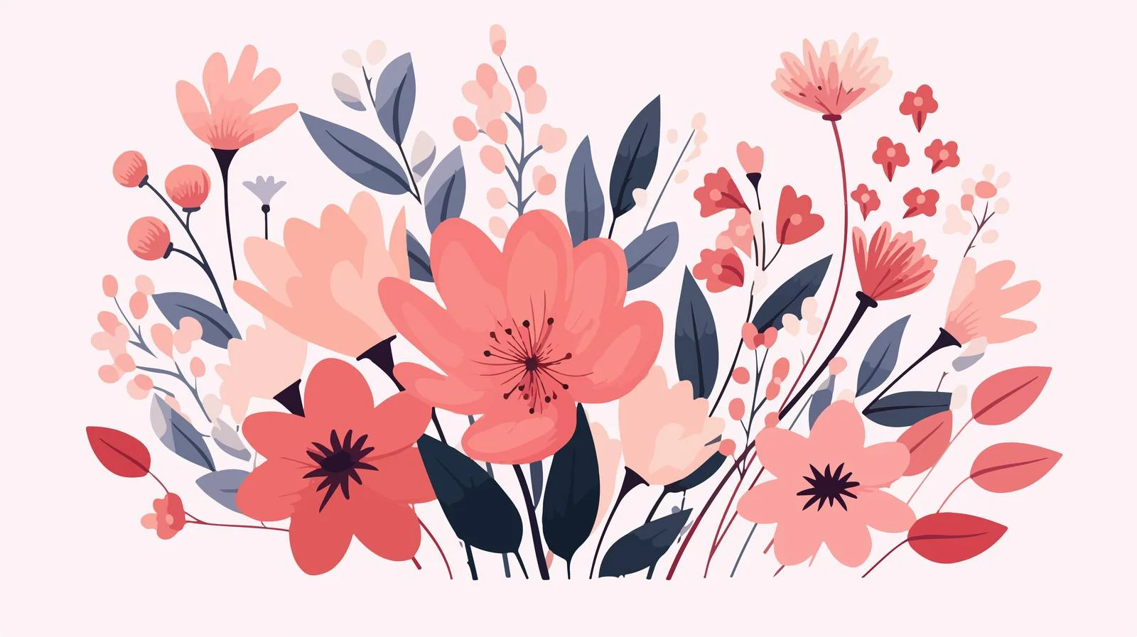 Elegant Floral Placard for Interior Decor — free download from Dotvec