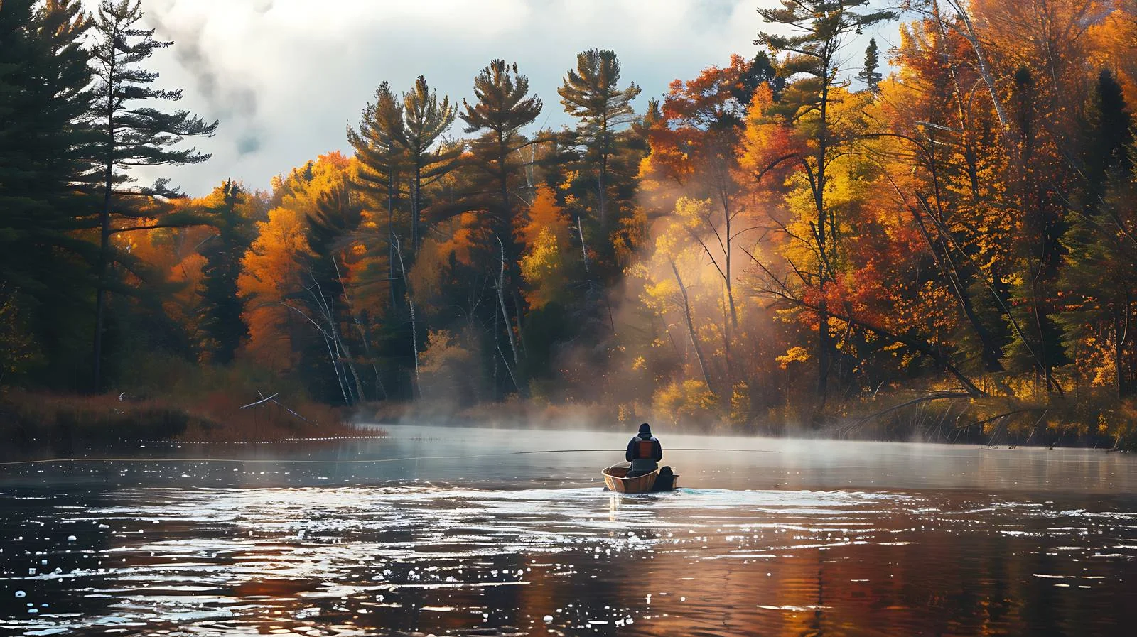 Trout fishing by Fly fishermen on Brule River – free fishermen image from Dotvec