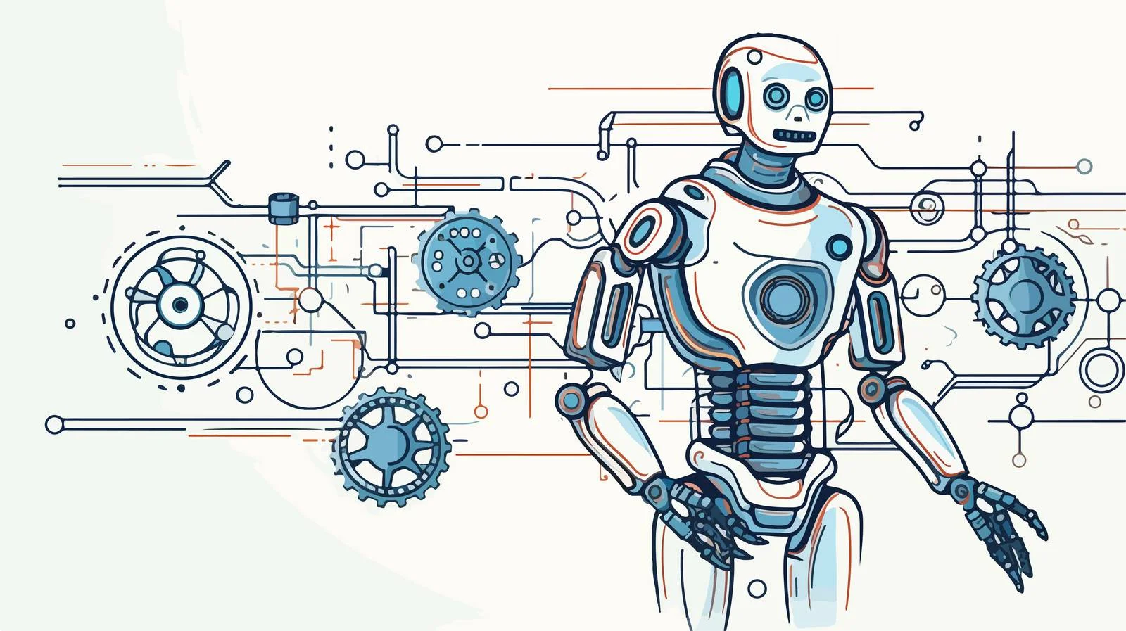 Innovative Robot Arm Technology Flyer Design — free download from Dotvec