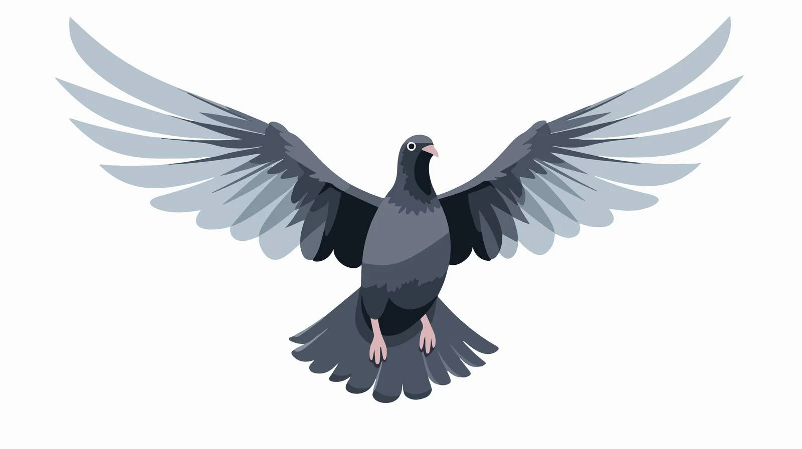 Graceful Pigeon Vector Artwork — free download from Dotvec