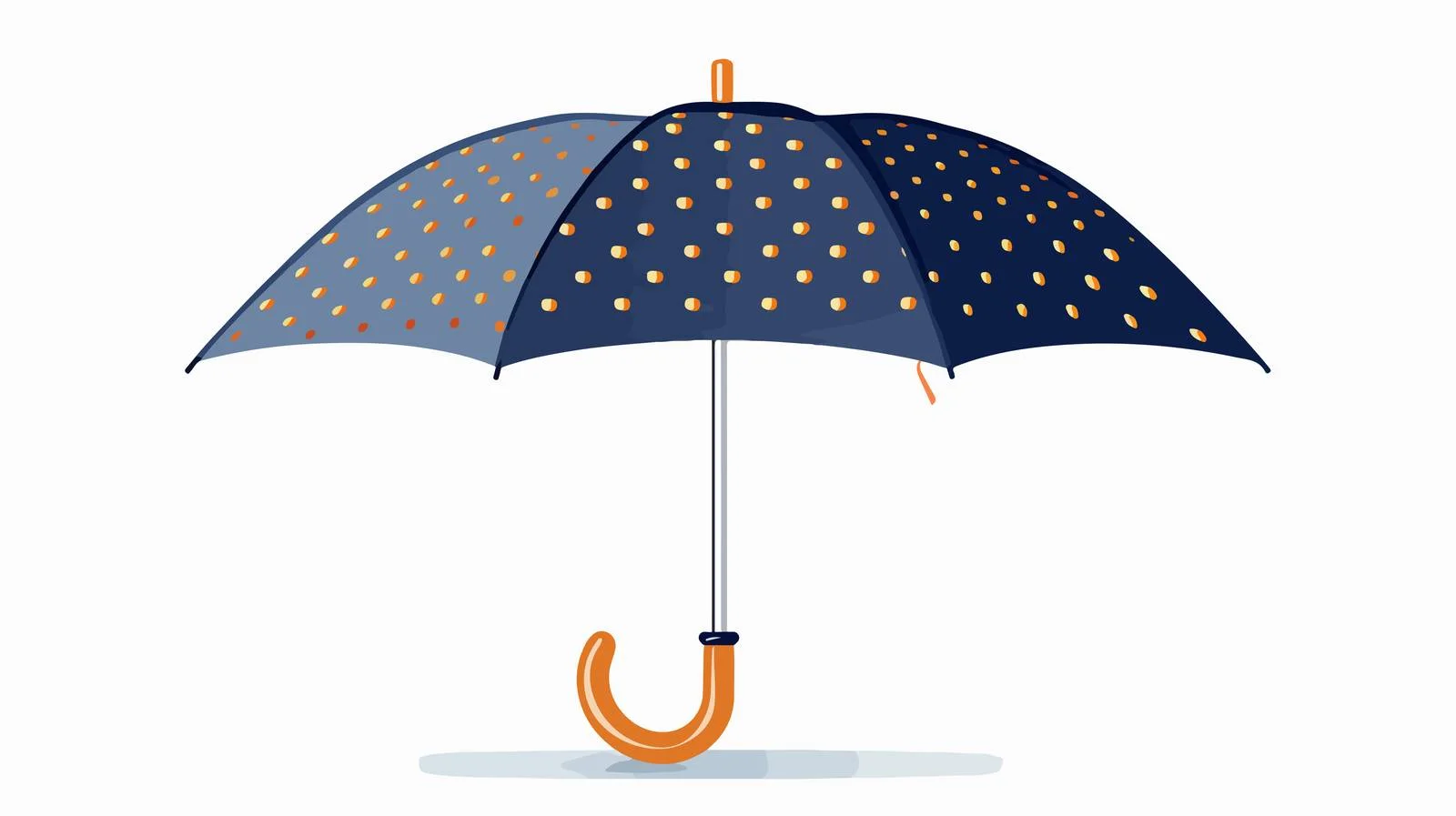 Elegant Closed Walking Umbrella with Long Handle — free download from Dotvec
