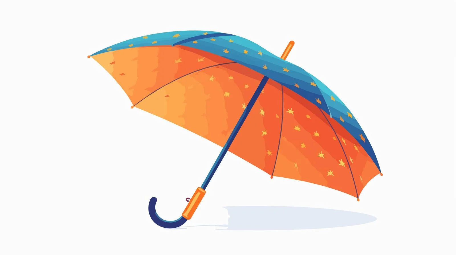 Compact Closed Long Umbrella Handle — free download from Dotvec