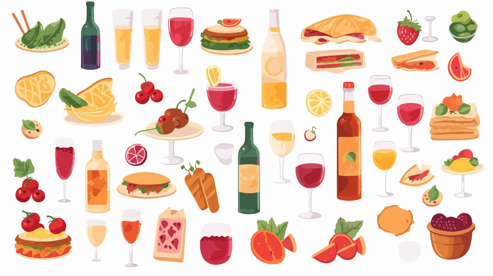 Summertime Picnic Snacks and Refreshments — free download from Dotvec