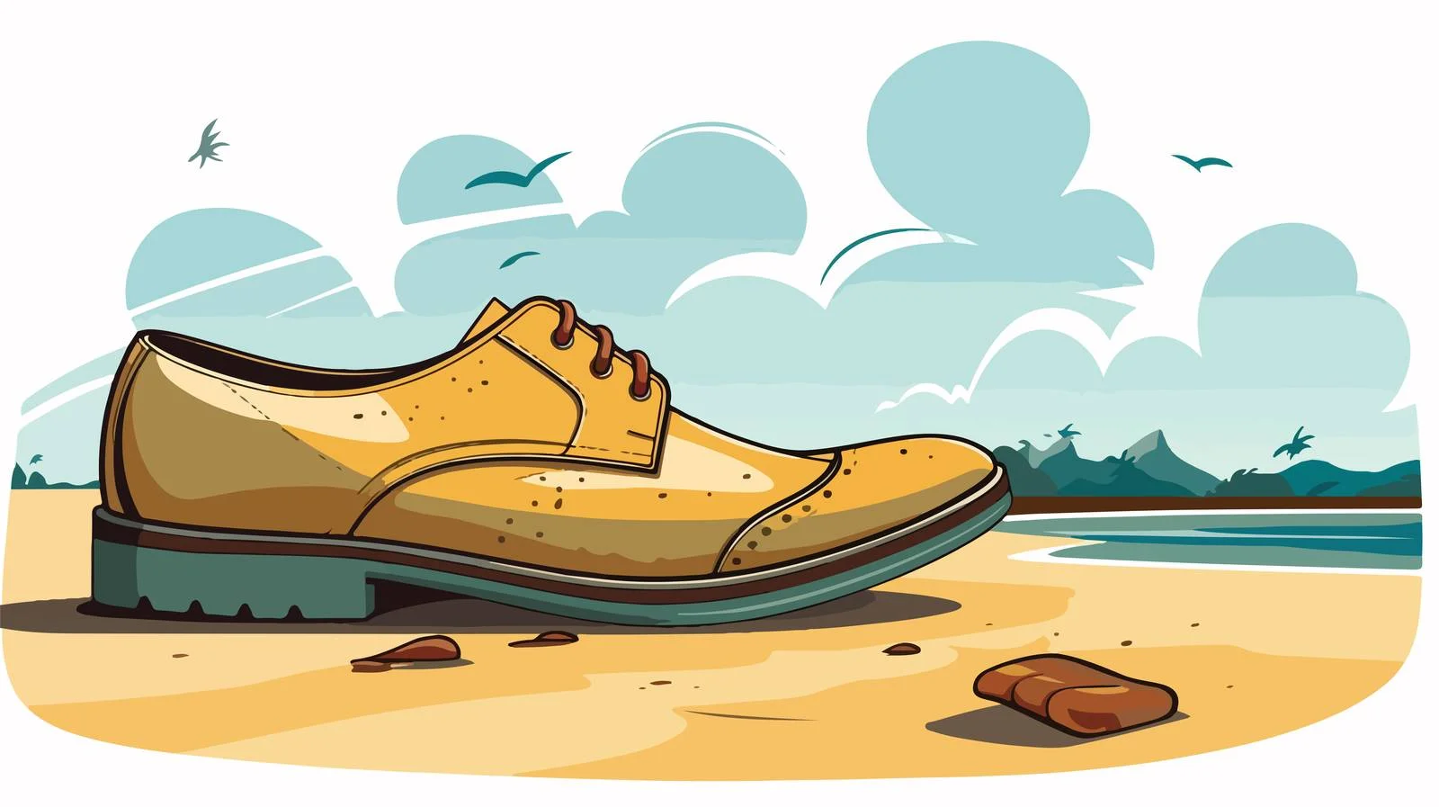 Executive Footprints Travel Concept Image — free download from Dotvec