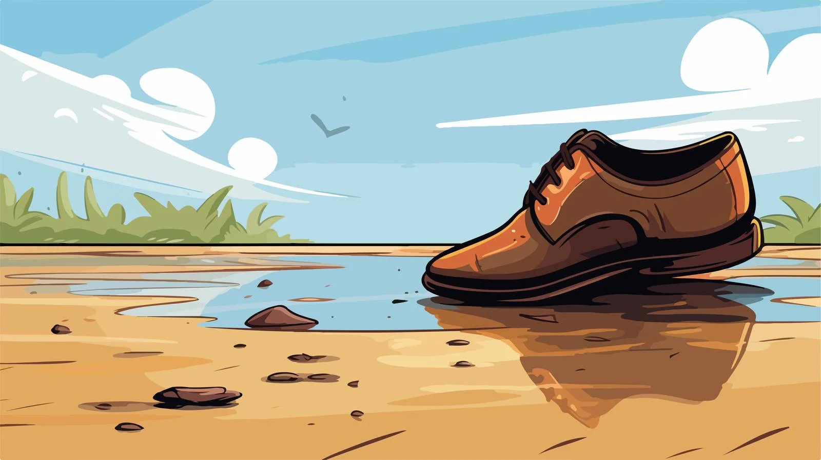 Executive Footprints Travel Concept Image — free download from Dotvec