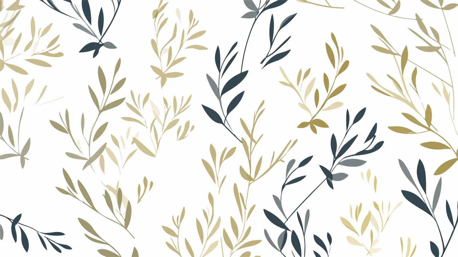 Natural Seamless Forest Foliage Design Pattern — free download from Dotvec