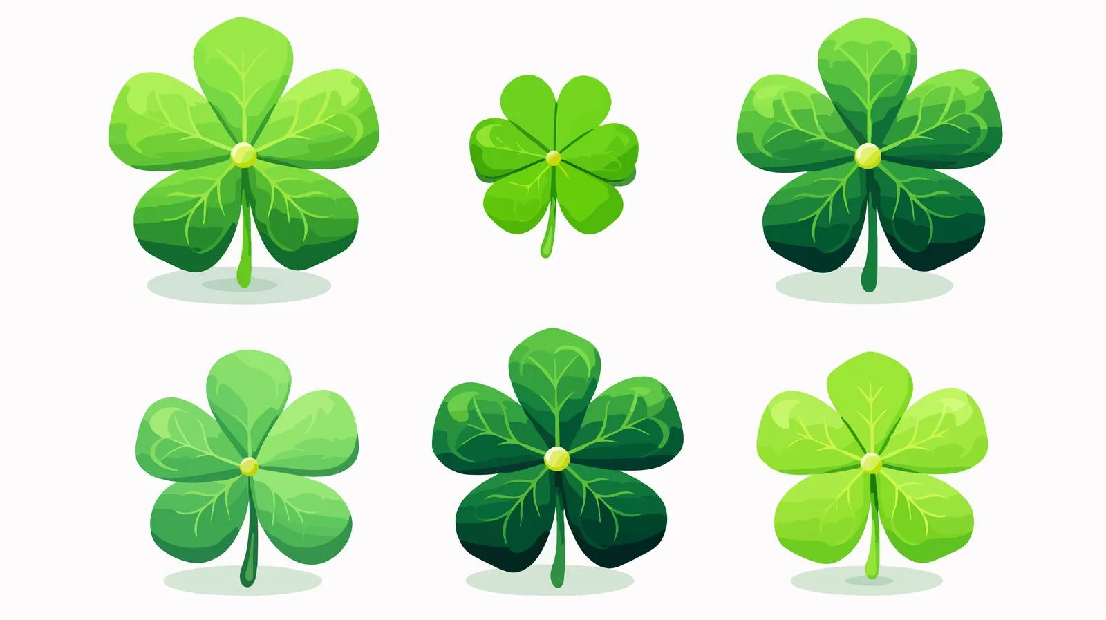 Clover Leaf Vector Collection — free download from Dotvec