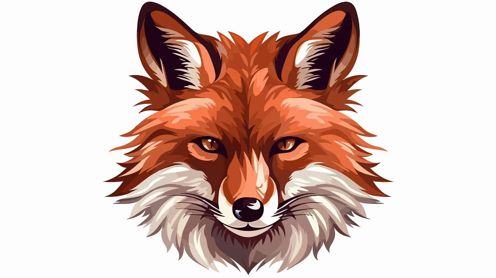 Realistic Fox Head Sketch Illustration — free download from Dotvec