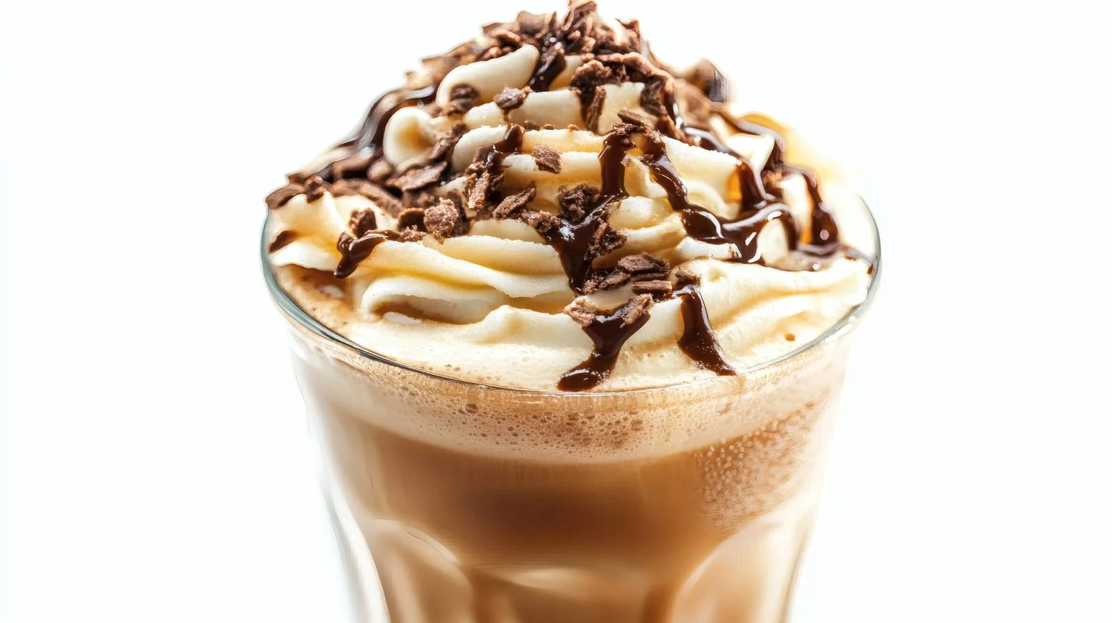 Frappe Coffee on White Background — free download from Dotvec