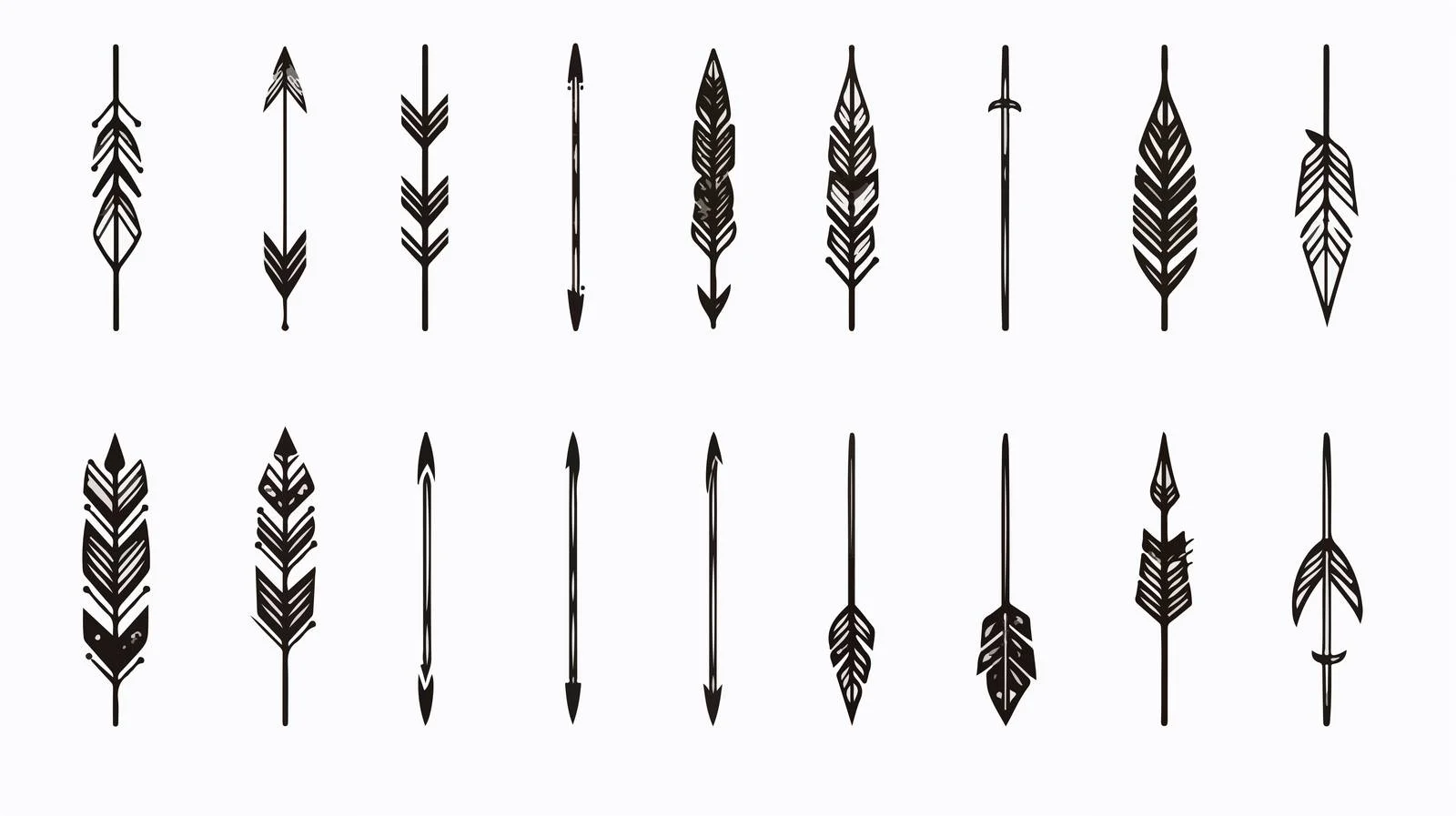 Hand-Drawn Arrow Set Design Isolated — free download from Dotvec