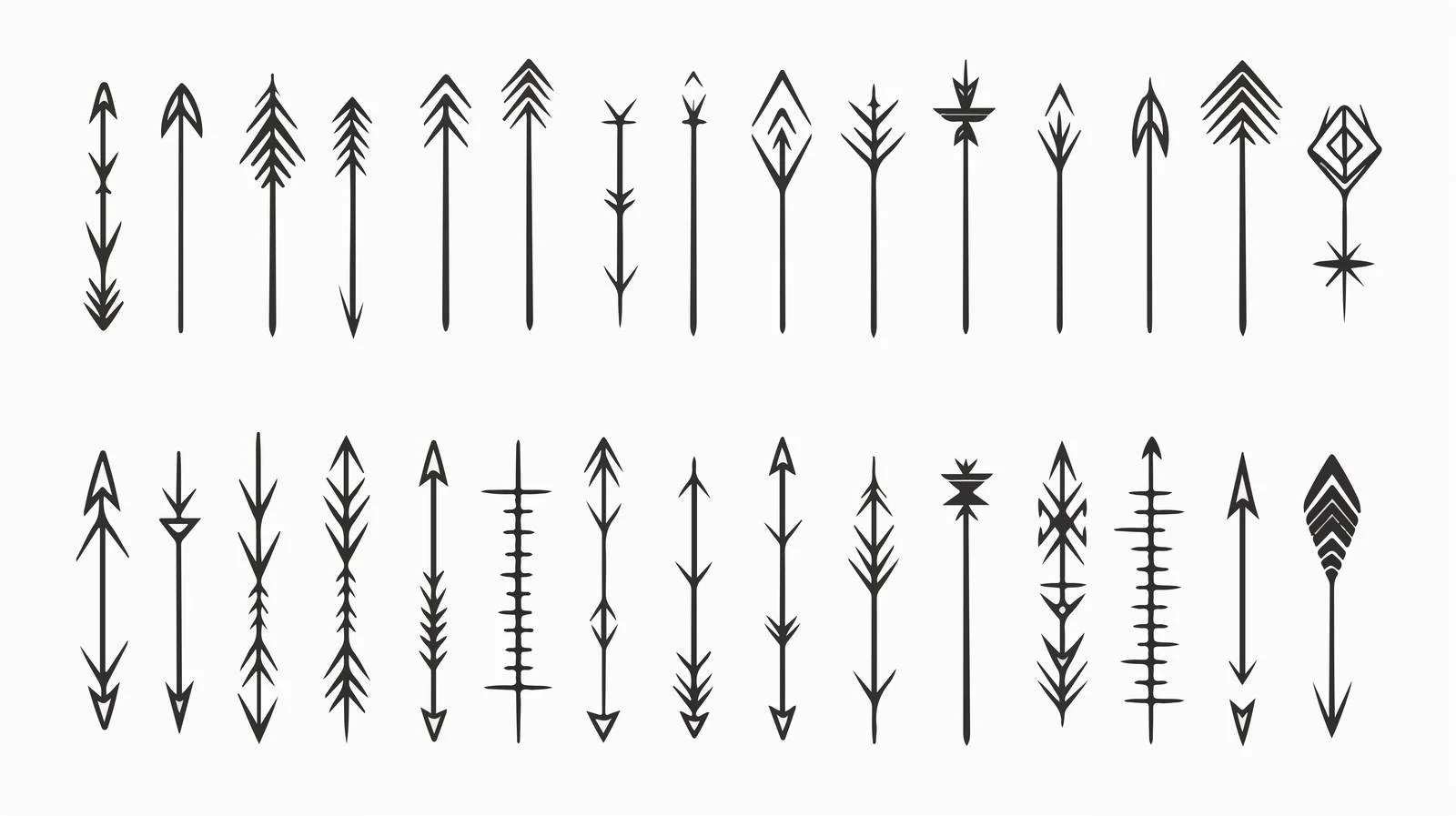 Hand-drawn Arrow Set Design — free download from Dotvec