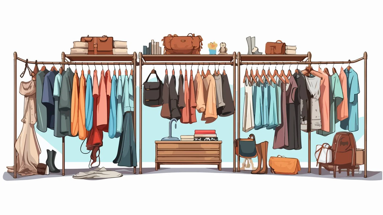 Artistic Rendering of Boutique Interior Design — free download from Dotvec