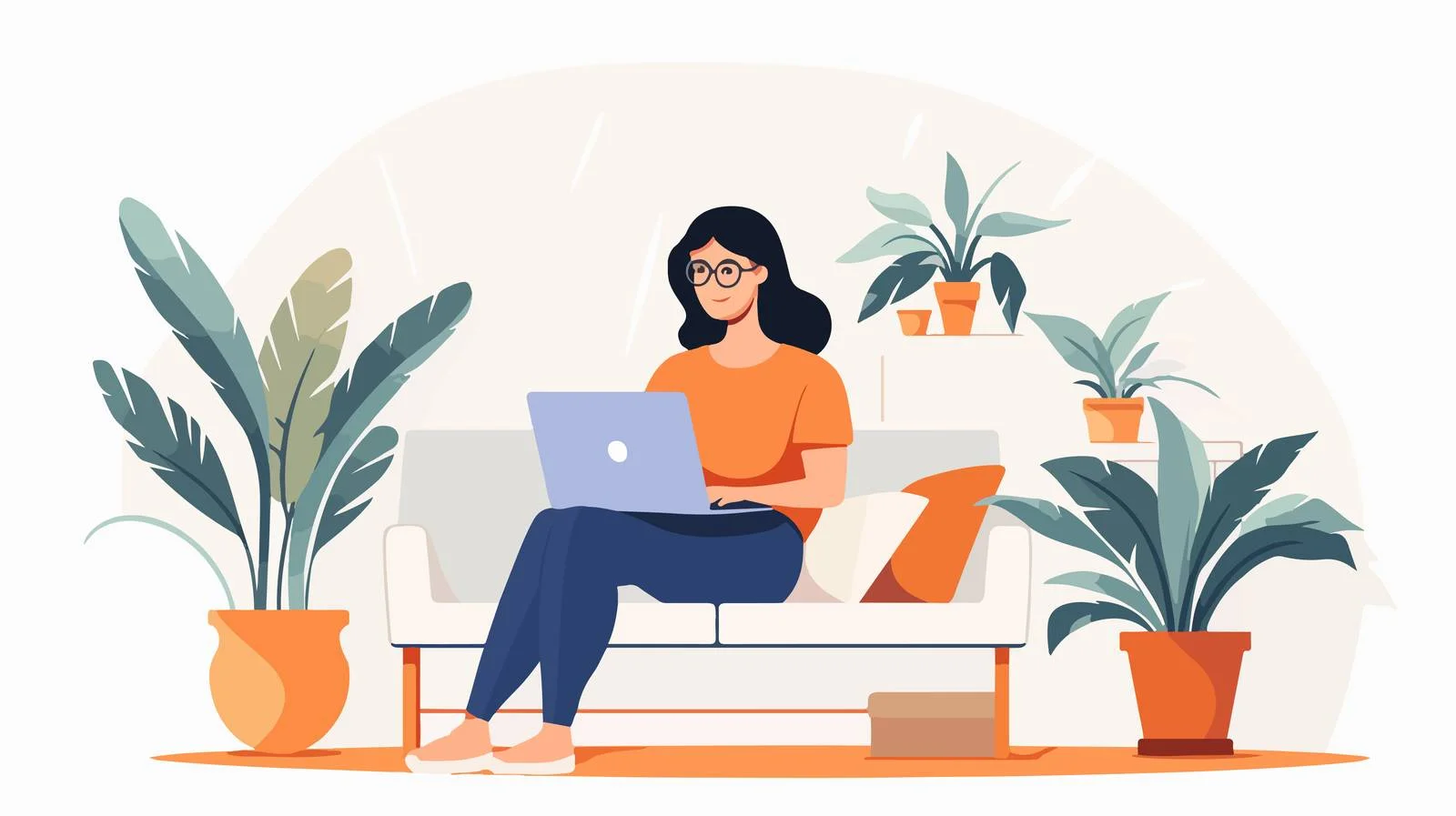 Home-Based Freelancer Engaged in Remote Work — free download from Dotvec