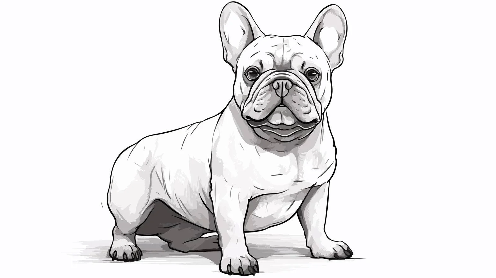 French Bulldog Cartoon Vector Illustration — free download from Dotvec