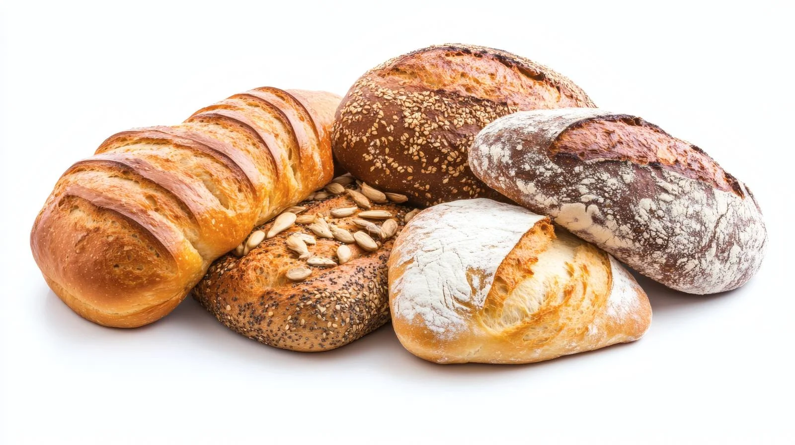 Delicious Fresh Bread on Clear Background — free download from Dotvec