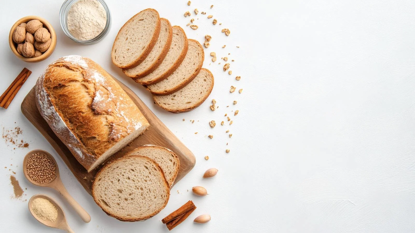 Artisanal Bread Making: Fresh Sliced Loaf — free download from Dotvec