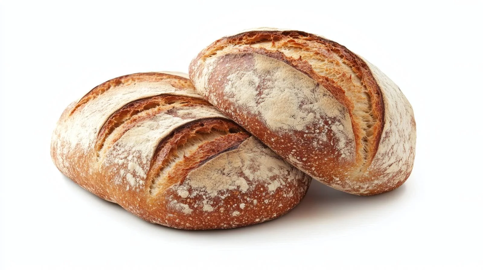 Premium Sourdough Loaf on White Background — free download from Dotvec