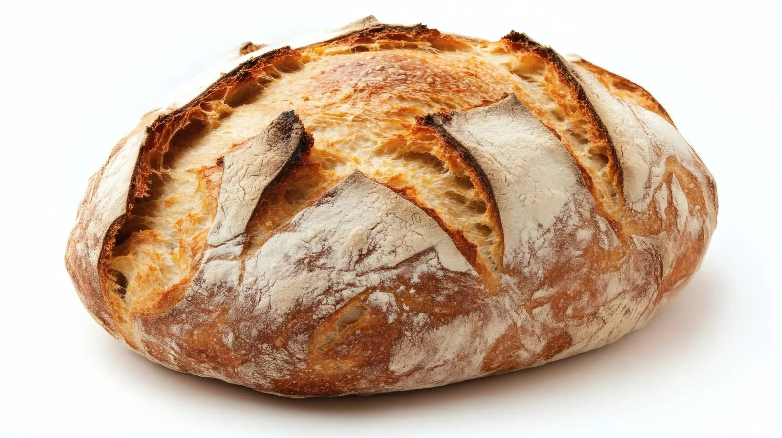 Premium Sourdough Loaf on White Background — free download from Dotvec